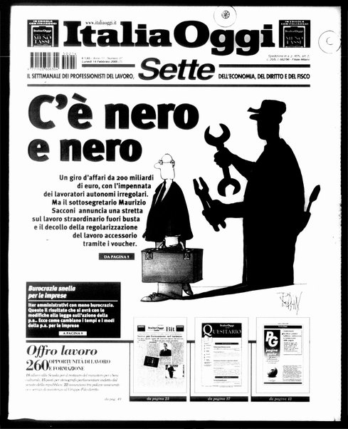 Italia oggi : quotidiano di economia finanza e politica